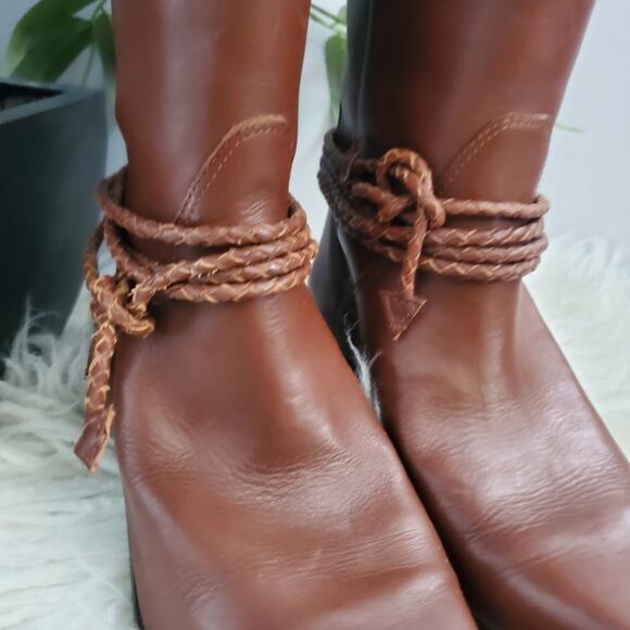 Scruples Brown Soft Leather Riding Boots 6.5 - Picture 9 of 14